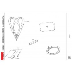 Makita Spare Parts for Brusch Cutter RBC320