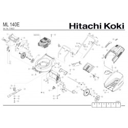 Ricambi Hitachi per Rasaerba ML 140E