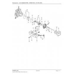 Hitachi Spare Parts for Engine Hedge Trimmer CH62EA (ST)