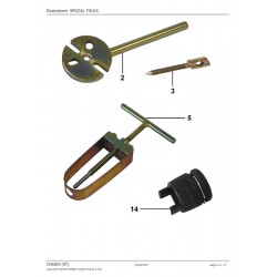Hitachi Spare Parts for Engine Hedge Trimmer CH62EA (ST)