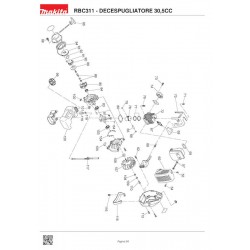 Ricambi Makita per Decespugliatore RBC2511