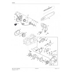 Alpina Spare Parts for Chain Saw ALPINA AC 27 TC (2019) 240271010/A18