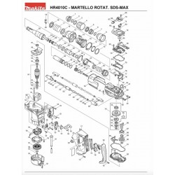Makita Spare Parts for Rotary Hammer HR4010C