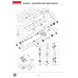 Ricambi Makita per Rasaerba Elettrico ELM4613