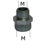 Nipple Male/Male Reduced 1/2"-3/8"