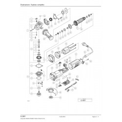 Ricambi Hitachi per Smerigliatrice Angolare G13BY