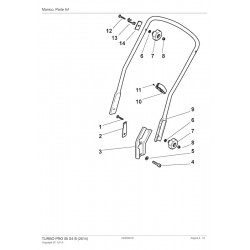 Ricambi Stiga per Rasaerba TURBO PRO 55 S4 B (2014) 292553028/S14