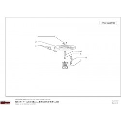 Lavor Original Parts for Pressure Cleaner MISSOURI 230/50 TS -G- LWS