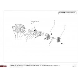 Lavor Original Parts for Pressure Cleaner MISSOURI 230/50 TS -G- LWS