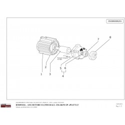 Lavor Original Parts for Pressure Cleaner MISSOURI 230/50 TS -G- LWS