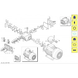 Annovi & Reverberi Parts for Hot Water Pressure Washer 5850 - 25672