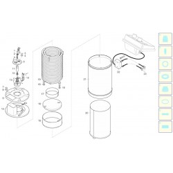 Annovi & Reverberi Parts for Hot Water Pressure Washer 5850 - 25672