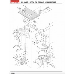 Ricambi Makita per Sega da Banco LH1040F