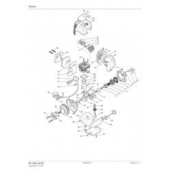 Alpina Spare Parts for Brushcutter BJ 346 (2016) - 280320000