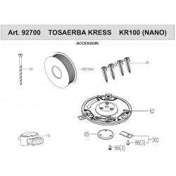 Ama Spare Parts for Robot Lawn Mower Kress Nano KR100