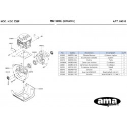 Kawasaki Spare Parts for Bruschcutter KBC 53BP
