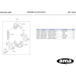 Kawasaki Spare Parts for Bruschcutter KBC 53BP