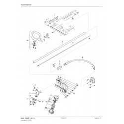 Stiga Spare Parts for Engine Brushcutter SBC 252 F
