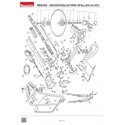 Makita Spare Parts for Backpack Bruschcutter RBK350