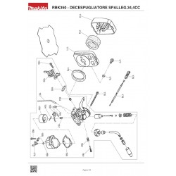 Makita Spare Parts for Backpack Bruschcutter RBK350