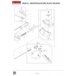 Ricambi Dolmar per Decespugliatore MS3212 - 30,5CC