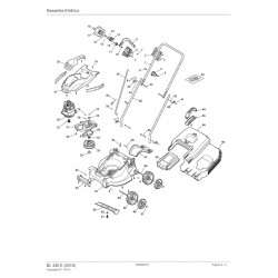 Alpina Spare Parts for Electric Lawn Mower BL 320 E