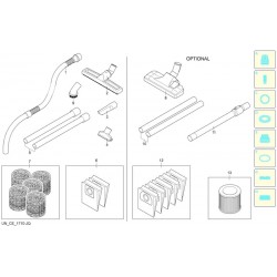 Black&Decker Spare Parts for Vacuum Cleaner BXVC 30 PDE