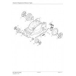 Alpina Spare Parts for Lawn Mower BL 340 EP