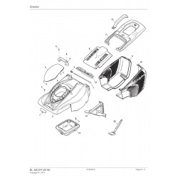 Alpina Spare Parts for Lawn Mower BL 340 EP
