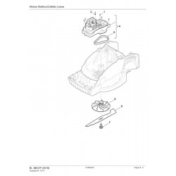 Alpina Spare Parts for Lawn Mower BL 380 EP