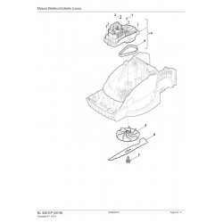 Alpina Spare Parts for Lawn Mower BL 380 EP