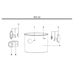 Annovi & Reverberi Parts for Vacuum Cleaner WD 18