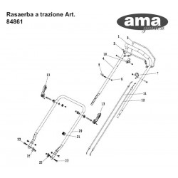 Ama Spare Parts for Self-Propelled Lawnmower AMA LTS 461H