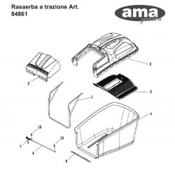 Ama Spare Parts for Self-Propelled Lawnmower AMA LTS 461H