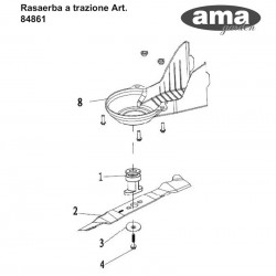 Ama Spare Parts for Self-Propelled Lawnmower AMA LTS 461H