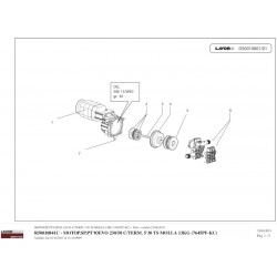 Lavor Original Parts for Pressure Cleaner GALAXY 150 - 80860075C