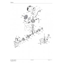 Alpina Spare Parts for Brushcutter BJ 250 (2007) 282310007/05