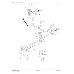 Alpina Spare Parts for Brushcutter BJ 250 D (2007) 282311007/05