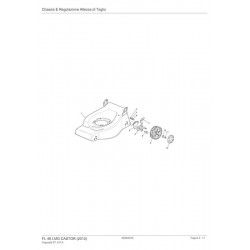 Castor Spare Parts for Lawn Mower FL 46 LMG