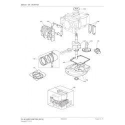 Castor Spare Parts for Lawn Mower FL 46 LMG