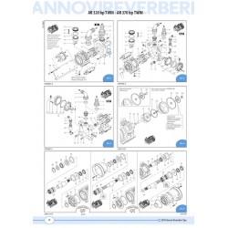 Annovi & Reverberi Parts for Low Pressure Pump AR 320 bp Twin C/C