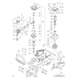 Hitachi Spare Parts for Engine Hedge Trimmer CH78EC3