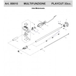 Ricambi Ama per Decspugliatore Multifunzione PLAYCUT 33 cc - 89810