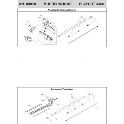 Ama Spare Parts for Multifunction PLAYCUT 33 cc - 89810