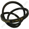 V-Belt Z 740 /Z 28 for Lawnmover Papillon Green 48N
