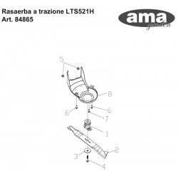 Ama Spare Parts for Lawnmower LTS521H