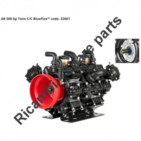 Ricambi Annovi & Reverberi per Pompa a Bassa Pressione AR 500 bp Twin C/C