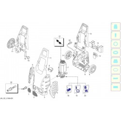 Black&Decker Spare Parts for Pressure Washer PW 1700 SPM - 12620