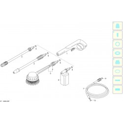 Black&Decker Spare Parts for Pressure Washer PW 1700 SPM - 12620