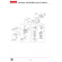 Makita Spare Parts for Motor Pump EPH1000X